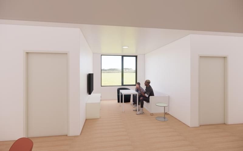 a person sitting at a table